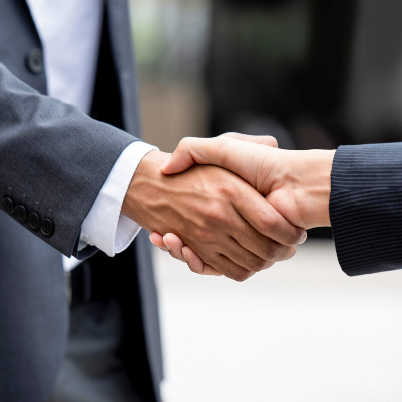 Professional handshake representing private capital lending partnerships in Las Vegas, Nevada