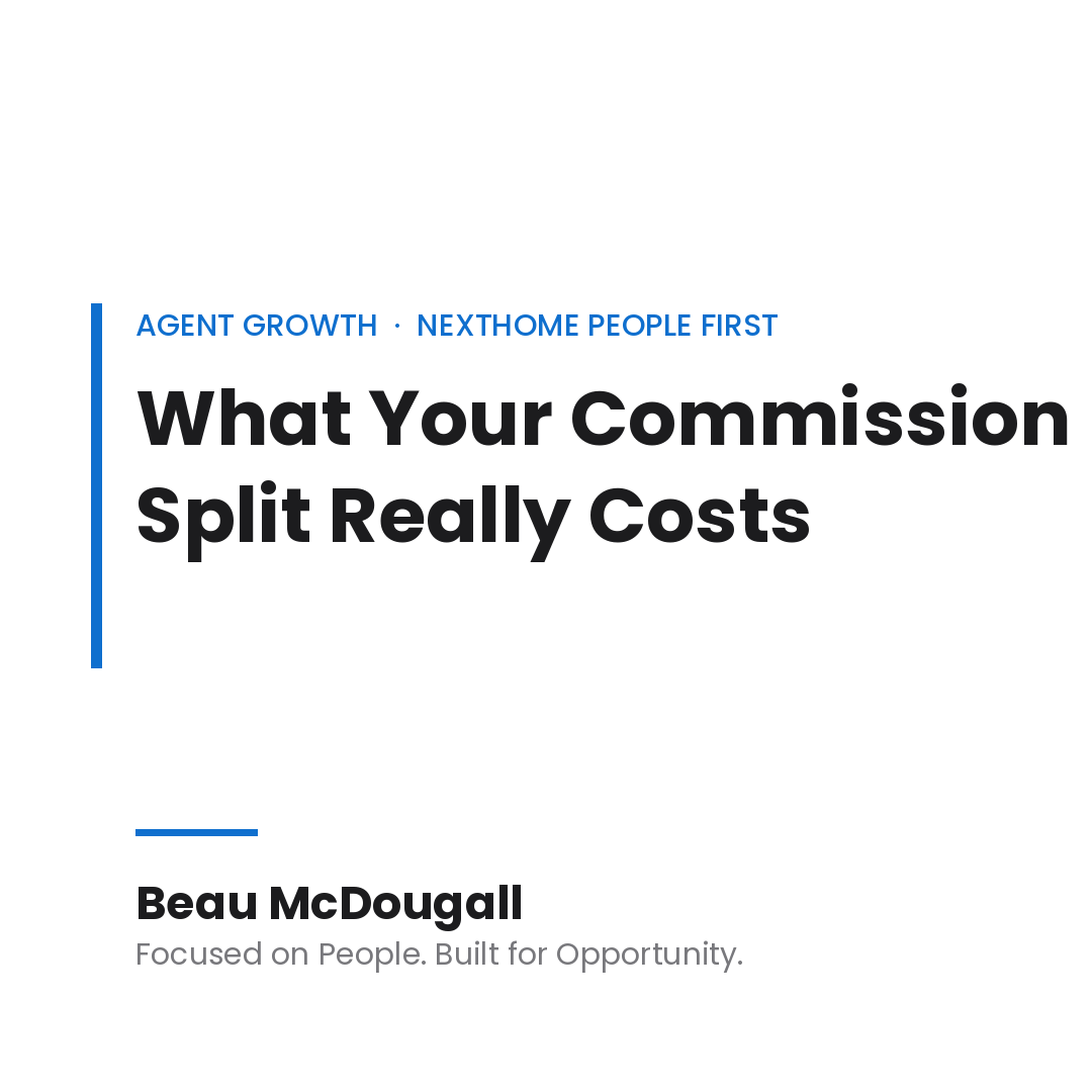 What Your Commission Split Really Costs in Las Vegas